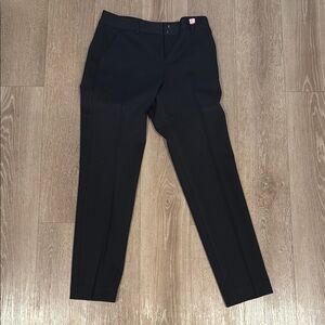 Express Black Columnist Cropped Ankle Pants Tapered Fit